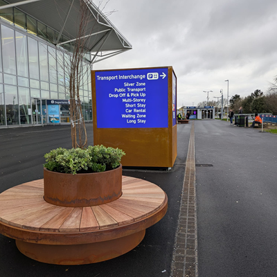 Corten Steel Terrace Furniture Range